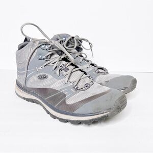 Keen Women's Terradora Waterproof Boots Hiking Ankle Gray Size 9.5